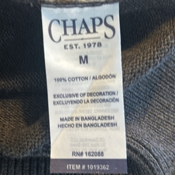 CHAPS 50’s Alpine Look Cozy 100% Cotton Pullover Sweater Mountain Chic Retro - Picture 12 of 13